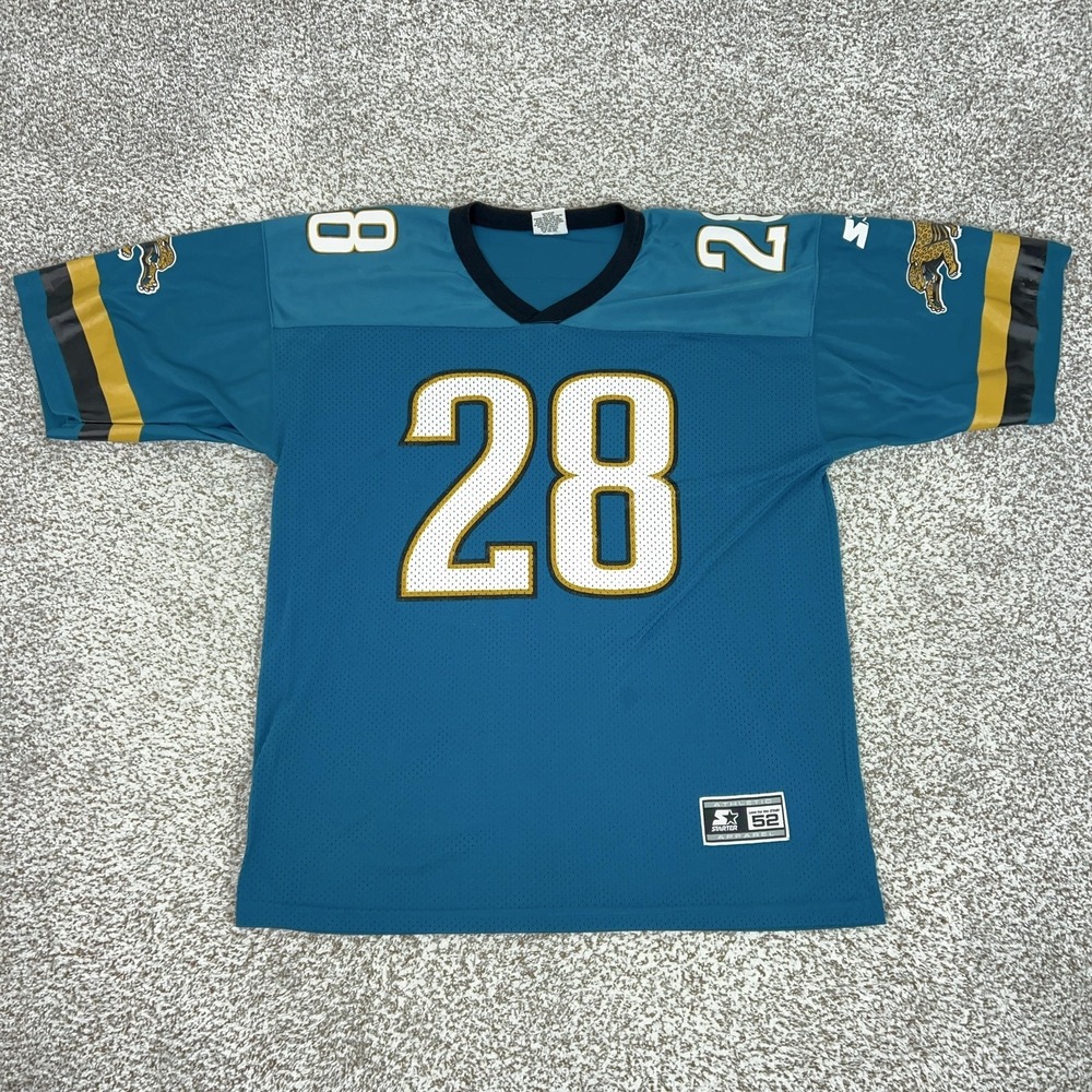 Vintage Jacksonville Jaguars Jersey Mens XL Blue NFL Starter Fred Taylor Sports